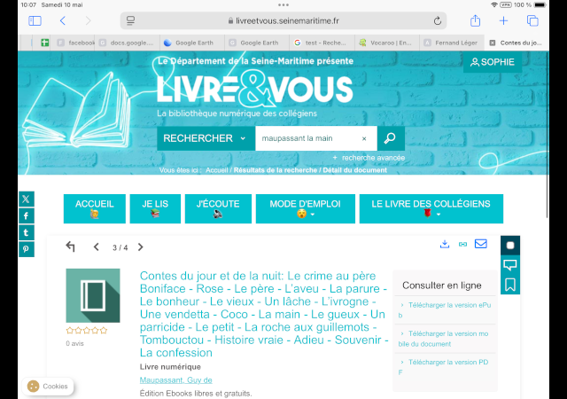 Nouvelles de Maupassant sur Livre & vous