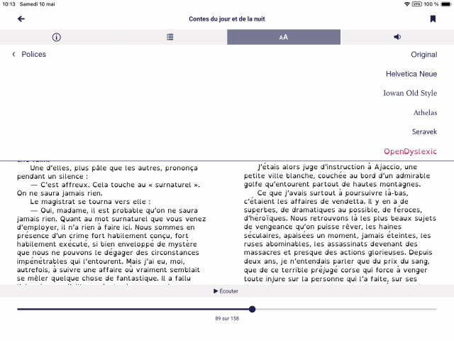 La police peut être adaptée