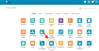 Accèder au médiacentre de l'ENT